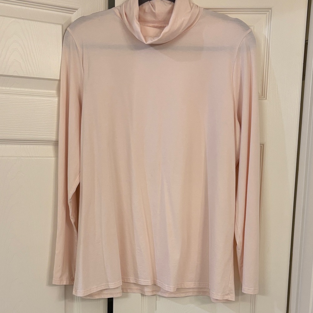 J.Jill purejill Soft Pink Long Sleeve Top Large